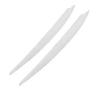 Chocs Corps Pelles Garde pour Golf 7 .5 VII MK7 pour GTI R pour GTE pour GTD Kit Carrosserie Phares Sourcils Paupières Autocollants Revêtement D'habillage(Blanc)