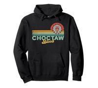 Choctaw Blood Retro Sun Coiffe Indienne américaine Vintage Sweat à Capuche