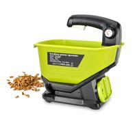 Choerinton Épandeur d'alimentation 18 V compatible avec les batteries Ryobi One+ - Épandeur de graines/engrais/sel pour une utilisation toute l'année, couvre jusqu'à 5 000 m² pour herbe, pelouse et