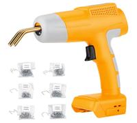 Choerinton Pistolet à souder en plastique sans fil compatible avec batterie Dewalt 20 V max avec 600 agrafes à chaud Kit de soudure en plastique pour pare-chocs de voiture, tableau de bord et