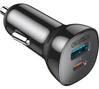 Choetech 38W Qc3.0+Pd20W Chargeur de voiture (Noir)