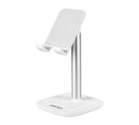 Choetech H035 support en aluminium pour téléphone ou tablette avec réglage - blanc et argent