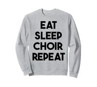 Choeur drôle - Eat Sleep Choir Repeat Sweatshirt