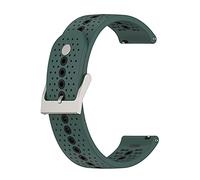 Chofit Bracelet de rechange en silicone avec trous colorés pour montre connectée Suunto 5 Peak 22 mm, taille unique, Silicone, Pas de gemme