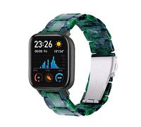 Chofit Bracelets compatibles avec Amazfit GTS 4 Mini/GTS 2 Mini, bracelet de rechange en résine de 20 mm pour Bip 3 Pro/Bip 3/GTS 3/GTS 2 Mini/GTS 2e/GTS 2 (vert)