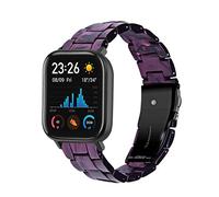 Chofit Bracelets compatibles avec Amazfit GTS 4 Mini/GTS 2 Mini, bracelet de rechange en résine de 20 mm pour Bip 3 Pro/Bip 3/GTS 3/GTS 2 Mini/GTS 2e/GTS 2, Acier inoxydable 316L, Acier inoxydable