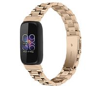 Chofit Bracelets compatibles avec Fitbit Inspire 3, bracelet de rechange en acier inoxydable pour Inspire 3