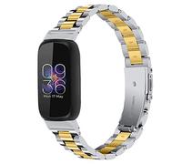 Chofit Bracelets compatibles avec Fitbit Inspire 3, bracelet de rechange en acier inoxydable pour Inspire 3