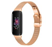 Chofit Bracelets compatibles avec Fitbit Inspire 3, bracelet de rechange fin tissé en acier inoxydable léger pour Inspire 3