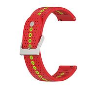 Chofit Bracelets compatibles avec le bracelet Suunto 5 Peak, bracelet de rechange en silicone sport 22 mm avec trous colorés, accessoires pour montre intelligente Suunto 5 Peak, One Size, Silicone