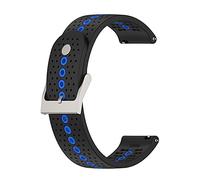 Chofit Bracelets compatibles avec Suunto 5 Peak, bracelet de rechange en silicone de 22 mm avec trous colorés, accessoires pour montre intelligente Suunto 5 Peak (bleu)