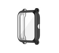 Chofit Coque compatible avec Amazfit Bip U/GTS 2 Mini, film de protection d'écran en TPU plaqué coque de protection blindée pour montre intelligente Amazfit Bip U/GTS 2 Mini/Bip U Pro/Bip S/Bip (noir)