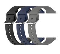 Chofit Lot de 3 bracelets de montre de rechange compatibles avec DDXCAW P2/AcclaFit P5, bracelet de sport en silicone souple pour montre intelligente P5/P2, taille unique, Silicone, Pas de gemme