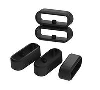 Chofit - Lot de 5 anneaux de rechange sécurisés compatibles avec Garmin Vivoactive 5/Vivoactive 3 Music/Venu Sq 2/epix Pro Gen 2 42 mm - Connecteurs en silicone - Noir