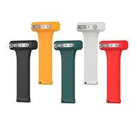 Chofit Lot de 5 bracelets broches d'infirmière en silicone souple de 22 mm compatible avec Amazfit GTR 4/Xiaomi Mi Watch S1 Active/Realme Watch2 Pro/Huawei Watch GT 3 Pro 46 mm, taille unique