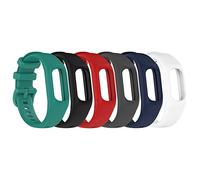 Chofit Lot de 6 bracelets compatibles avec Garmin Vivosmart 5, bracelet de rechange en silicone souple pour traqueur d'activité Vivosmart 5 (taille L, 6B)