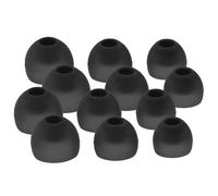 Chofit Lot de 6 paires de capuchons d'oreille compatibles avec Jabra Elite 8 Active - Embouts de rechange en silicone souple - 3 tailles - Noir