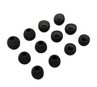 Chofit Lot de 6 paires d'embouts de rechange en silicone souple compatibles avec Jabra Elite 4 Active - 3 tailles - Noir
