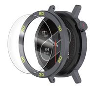 Chofit Protection compatible avec CMF by Nothing Watch Pro 2, bague de protection adhésive en métal avec film en verre trempé (gris-vert)