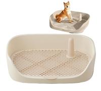 Chog Potty Play 15.75x11.81x4.33 Affiche à l'épreuve du Renversement pour Chien Potty Potty Training Litter Box Portable Dog Potty Plastic Toilet pour Les Chiots et Les Chats POTTYDOG POTTYDOG Indo