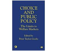 Choice And Public Policy