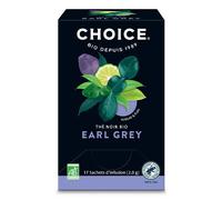 Choice Thé Noir Earl Grey Bio 17 sachets