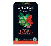 Choice Thé Noir English Breakfast Bio 17 sachets
