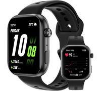 Choice Watch 2i 1.85"" Amoled Smartwatch Bluetooth Calling,109 Modes De Fitness,14 Jours D'autonomie,Spo2,Fréquence Cardiaque Et Moniteur De Stress,Suivi Du Sommeil,Android Ios,Noir