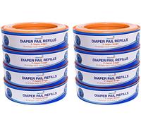 ChoiceRefill Compatible avec les paillassons Diaper Genie, lot de 8, 2160 pièces