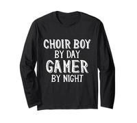 Choir Boy by Day Gamer by Night Church Choir Gamer Choeur Boy Manche Longue