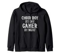 Choir Boy by Day Gamer by Night Singing Church Choir Boys Sweat à Capuche