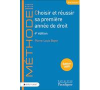 Choisir Et Réussir Sa Première Année De Droit