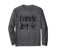 Choisir Joie Bonheur Coeur Inspirant Motivation Inspo Manche Longue