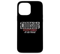 Choisir l'acceptation comme ma Concentration méditation Pleine Conscience Coque pour iPhone 13 Pro Max