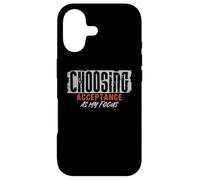 Choisir l'acceptation comme ma Concentration méditation Pleine Conscience Coque pour iPhone 17