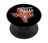 Choisir Texas Western Cowgirl PopSockets PopGrip Adhésif