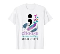 Choisissez de Continuer à écrire Votre Histoire avec Motivation inspirante T-Shirt