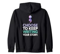 Choisissez de Continuer à écrire Votre Histoire Citation de Motivation Sweat à Capuche