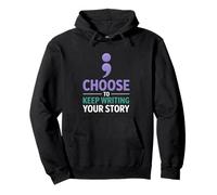 Choisissez de Continuer à écrire Votre Histoire Citation de Motivation Sweat à Capuche