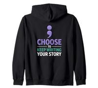 Choisissez de Continuer à écrire Votre Histoire Citation de Motivation Sweat à Capuche