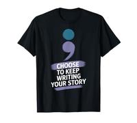 Choisissez de Continuer à écrire Votre Histoire Citation inspirante T-Shirt