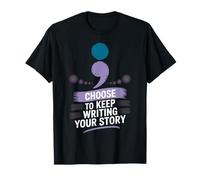 Choisissez de Continuer à écrire Votre Histoire Citation inspirante T-Shirt