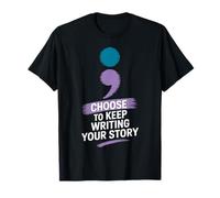Choisissez de Continuer à écrire Votre Histoire Citation inspirante T-Shirt