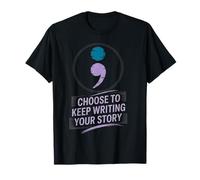 Choisissez de Continuer à écrire Votre Histoire Citation inspirante T-Shirt