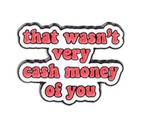 Choisissez heureux - Broche en émail avec un accent sur le bon amour, vous en valez la peine, Normale, Métal non précieux