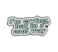 Choisissez heureux - Broche en émail avec un accent sur le bon amour, vous en valez la peine, Normale, Métal non précieux