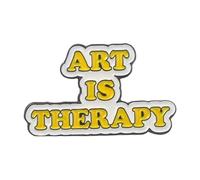 Choisissez heureux - Broche en émail avec un accent sur le bon amour, vous en valez la peine, Normale, Métal non précieux