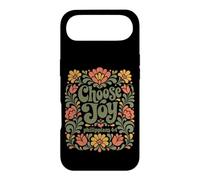 Choisissez Joy Philippians 4:4 vers chrétien Floral rétro Coque pour iPhone Air
