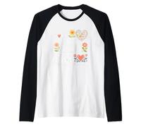 Choisissez l'amour plutôt Que la Peur de la Haine Manche Raglan