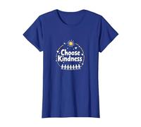 Choisissez Le Message de Compassion de l'unité inspirant la gentillesse T-Shirt, Femme, Bleu Royal, L